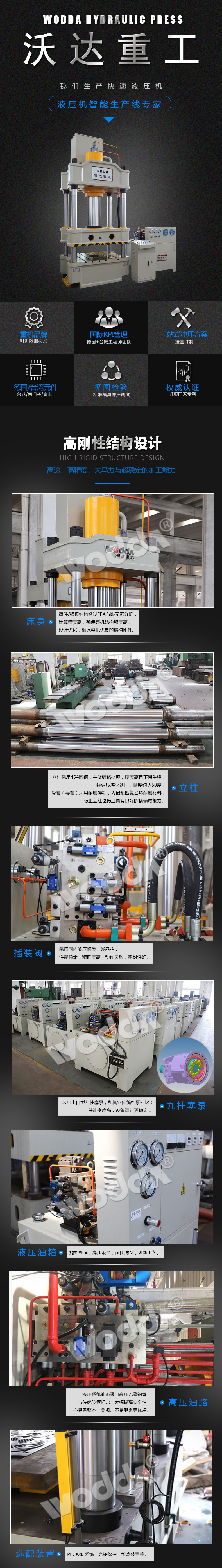 200T四柱(zhù)三梁液(ye)壓機