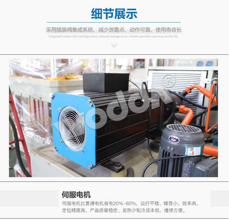 框架式液(yè)壓機伺服(fu)電機