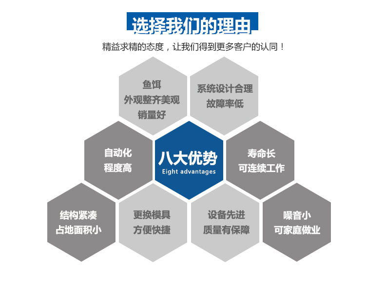 魚餌成型(xíng)液壓機優勢(shi)