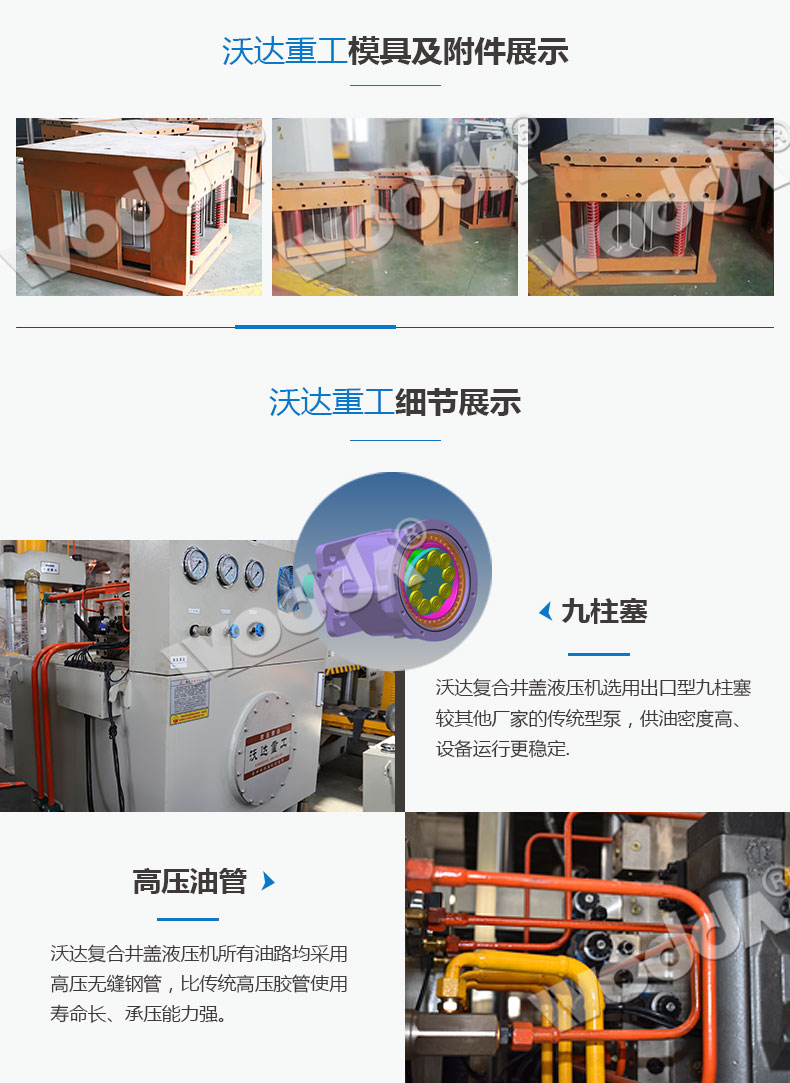 複(fu)合井蓋液壓機(ji)模具展示