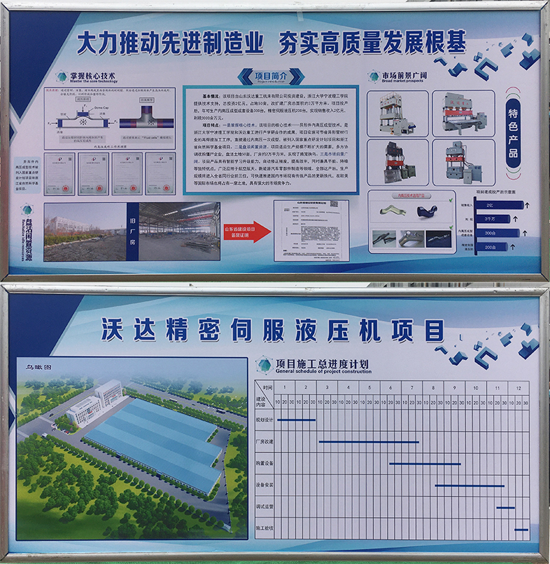 山(shān)東沃達(da)精密伺(si)服液壓(yā)機項目(mù)開工 山(shān)東沃達(dá)精密伺(sì)服液壓(ya)機項目(mù)開工