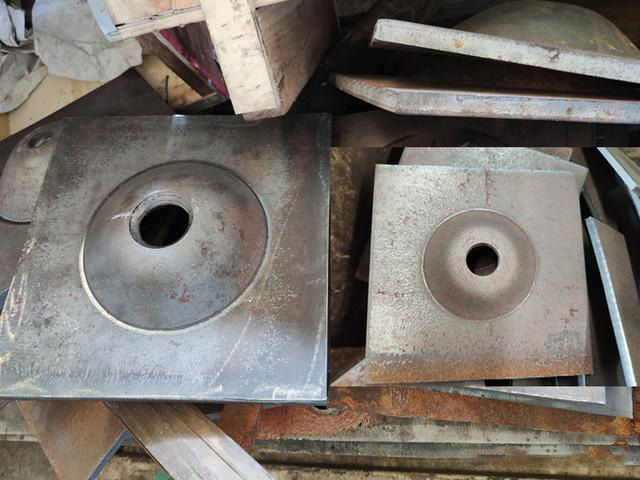 礦用錨(máo)杆托盤成品(pin) 礦用錨杆托(tuō)盤成品