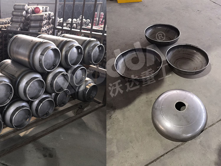 煤氣罐封頭成(cheng)型 煤氣罐封頭(tou)成型